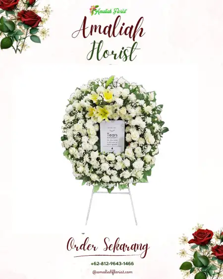 Krans Bunga Duka Kawasan Perkantoran Antapani Bandung